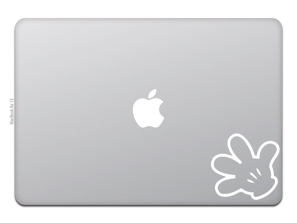 MacBook Air / Pro マックブック ステッカー シール ミッキー ハンド