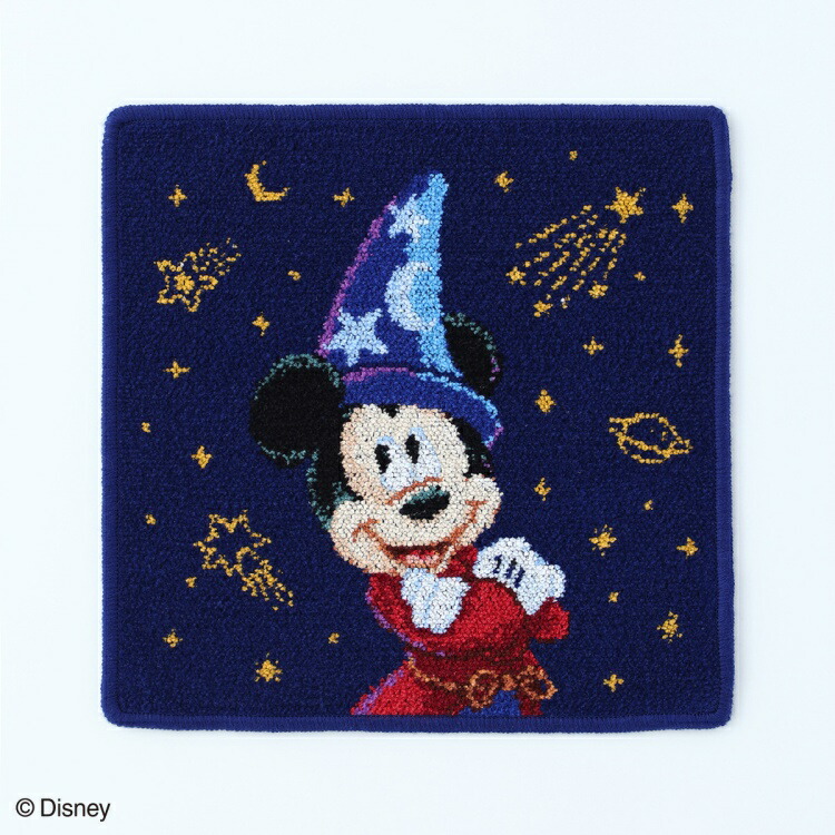 Disney（ディズニー） シェニール｜ソーサラーミッキー タオルハンカチ