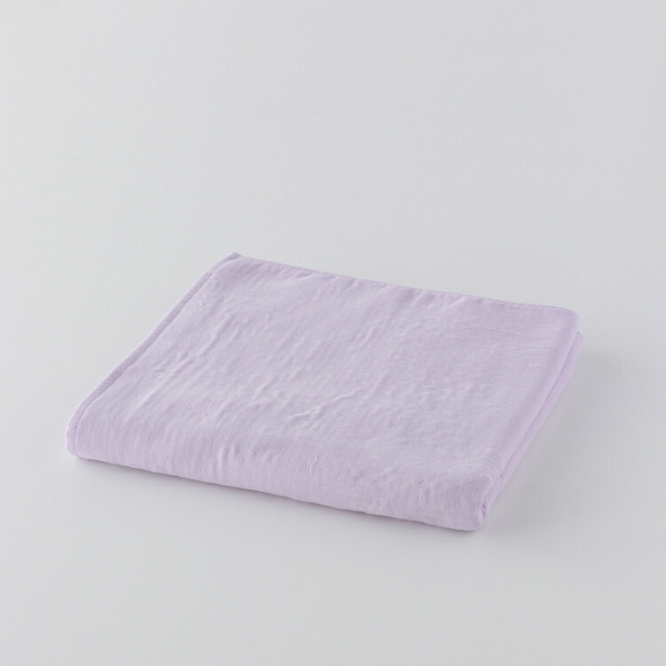 UCHINO マシュマロガーゼ&パイルカラー バスタオル 約70×140cm 綿100