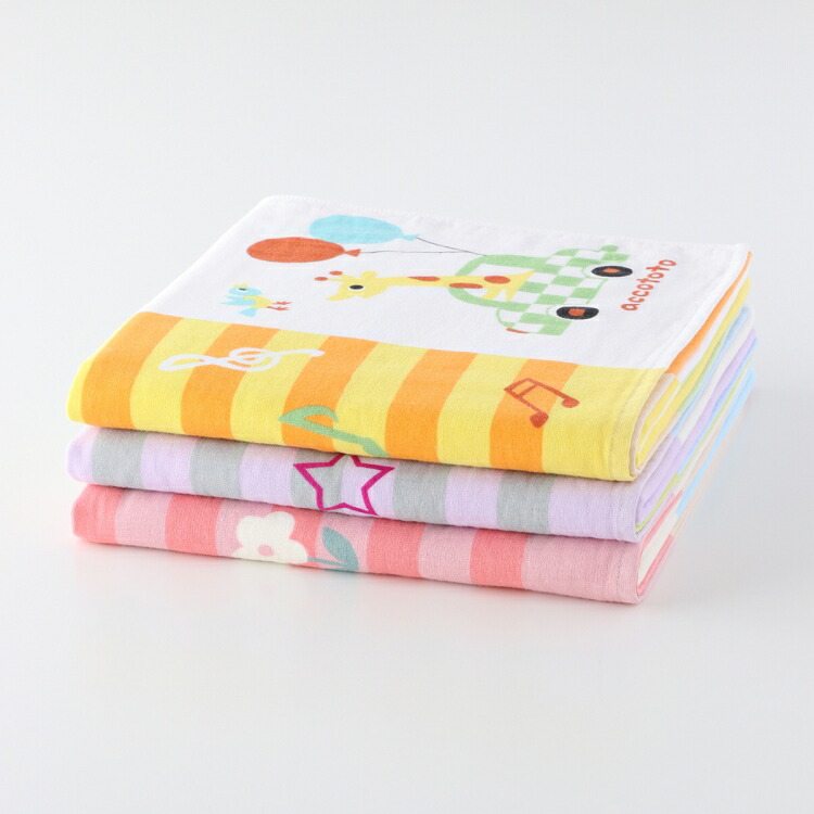 SALE accototo アッコトト のりものパッチワークバスタオル 約70×130cm
