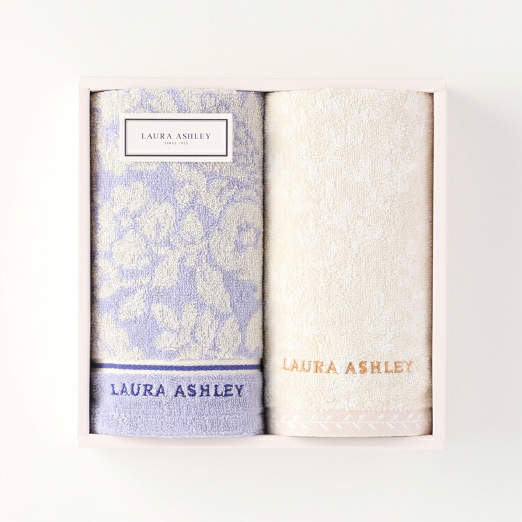 LAURA ASHLEY（ローラアシュレイ） グレースフルGゲストタオル 花柄