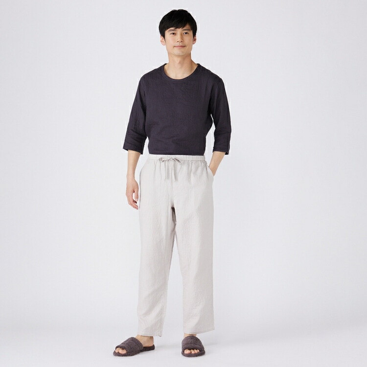 UCHINO UCHINO公式店 マシュマロガーゼ メンズベーシックパンツ｜ 敏感