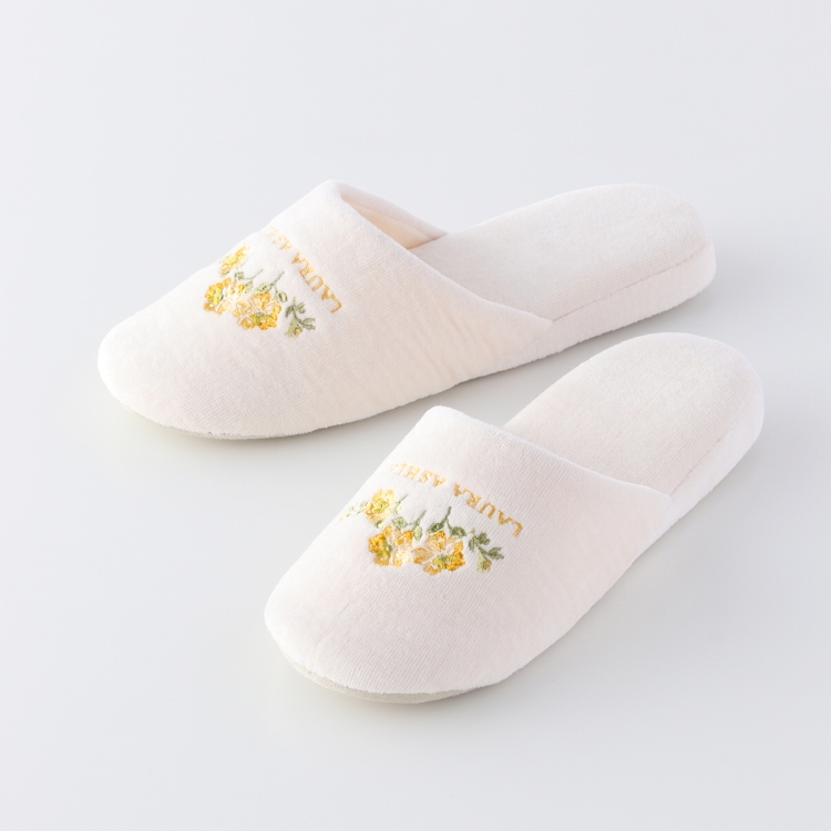 (SALE)ローラアシュレイ LAURA ASHLEY ガーデンブルームスリッパ 春夏 花柄 ウチノ UCHINO ウチノタオル｜uchino｜03