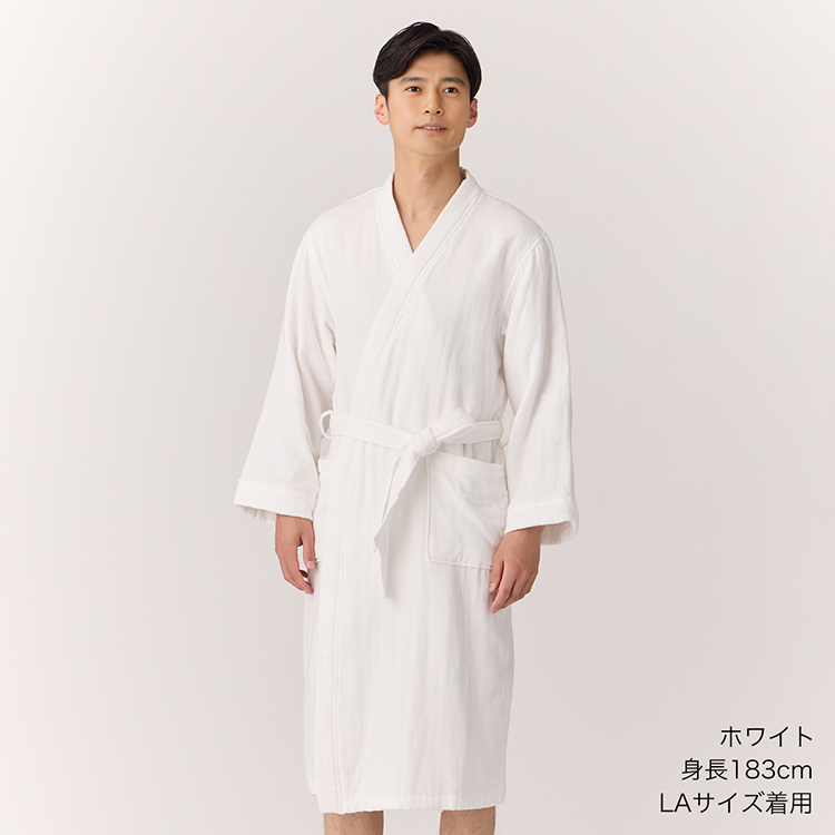 未使用 UCHINO 男女兼用 バスローブ Lサイズ 2着セット