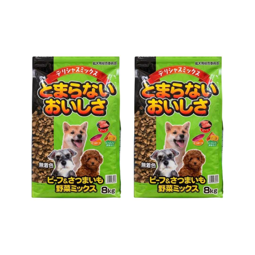 デリシャスミックス とまらないおいしさ 8kg×2袋セット ドッグフード