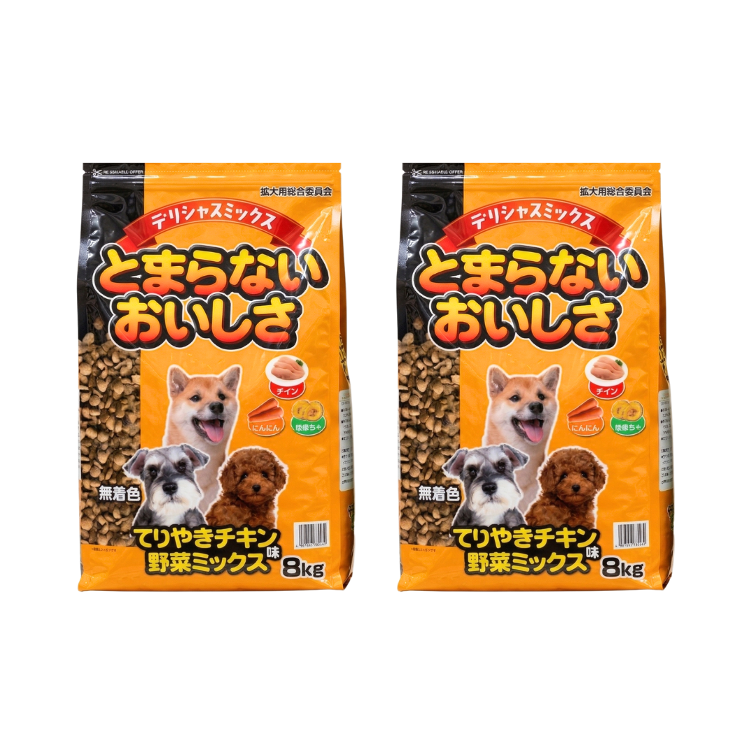 デリシャスミックス とまらないおいしさ 8kg×2袋セット ドッグフード