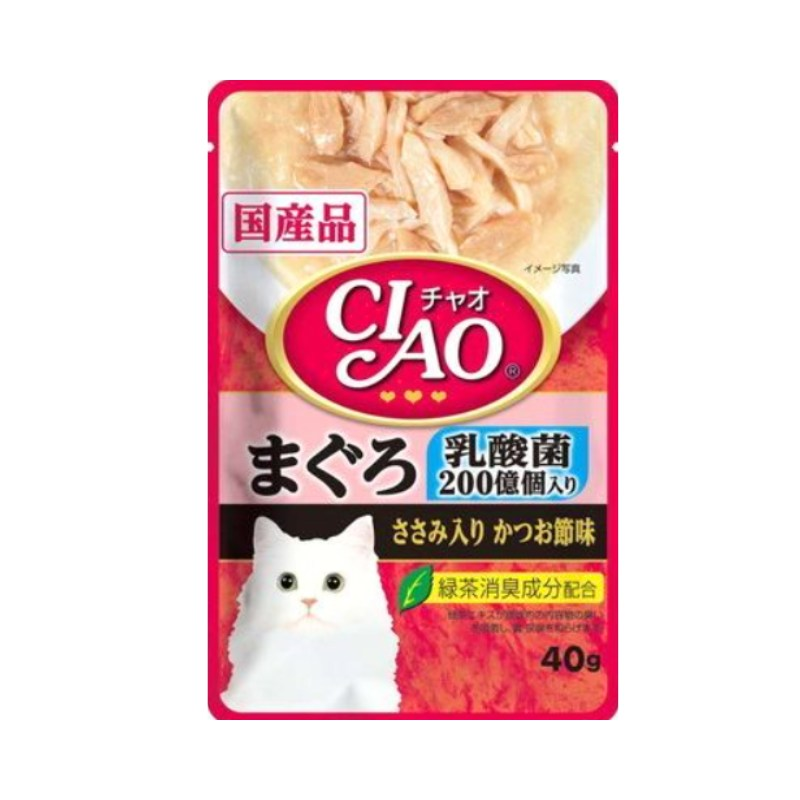 CIAO（いなばペットフード） - いなば愛玩動物ボンネット CIAO チャオ 合切袋 乳酸菌入り口・入口 まぐろ ささみ入り口・入口かつお節味 40g×96袋仕掛ける
