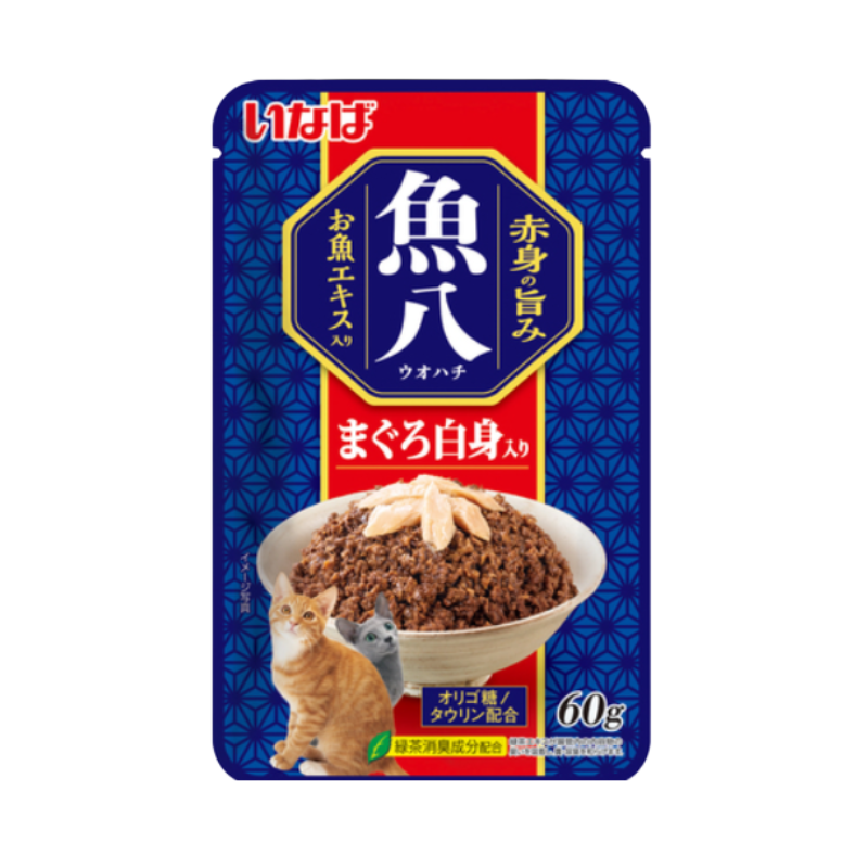 Yahoo! Yahoo!ショッピング(ヤフー ショッピング)いなばペットフード 魚八 パウチ まぐろ白身入り 60g×96袋セット