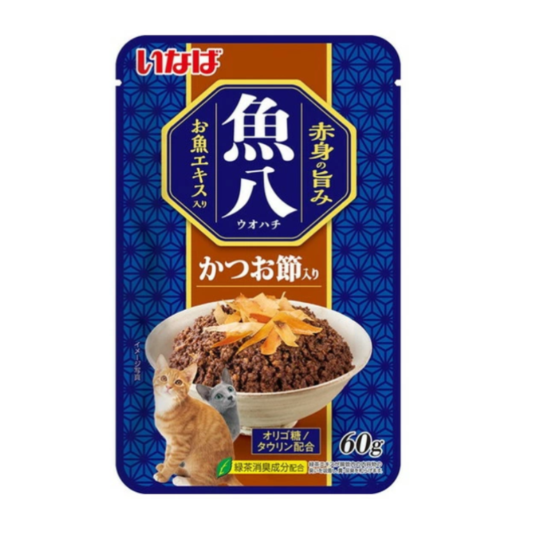 Yahoo! Yahoo!ショッピング(ヤフー ショッピング)いなばペットフード 魚八 パウチ かつお節入り 60g×96袋セット