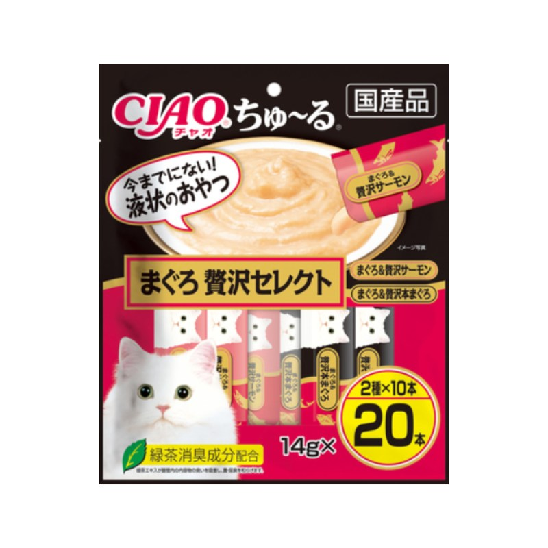 INABA ちゅ〜る - いなば愛玩動物ボンネット CIAO ちゅ〜る まぐろ 贅沢さ選り分ける 14g×20本入り口・入口 16袋仕掛ける ペット用品、生き物-キャットフード