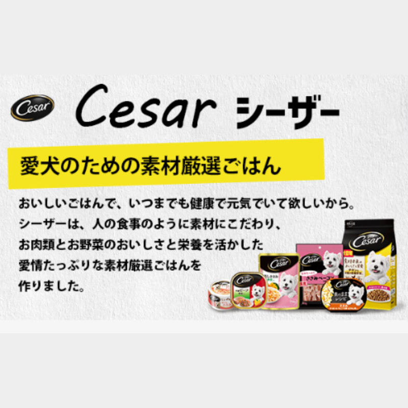 シーザー - マースジャパン 気取らない原料品処方せん 平飼い意気地無し＆さつまいも・いんげん 85g×112個仕かける