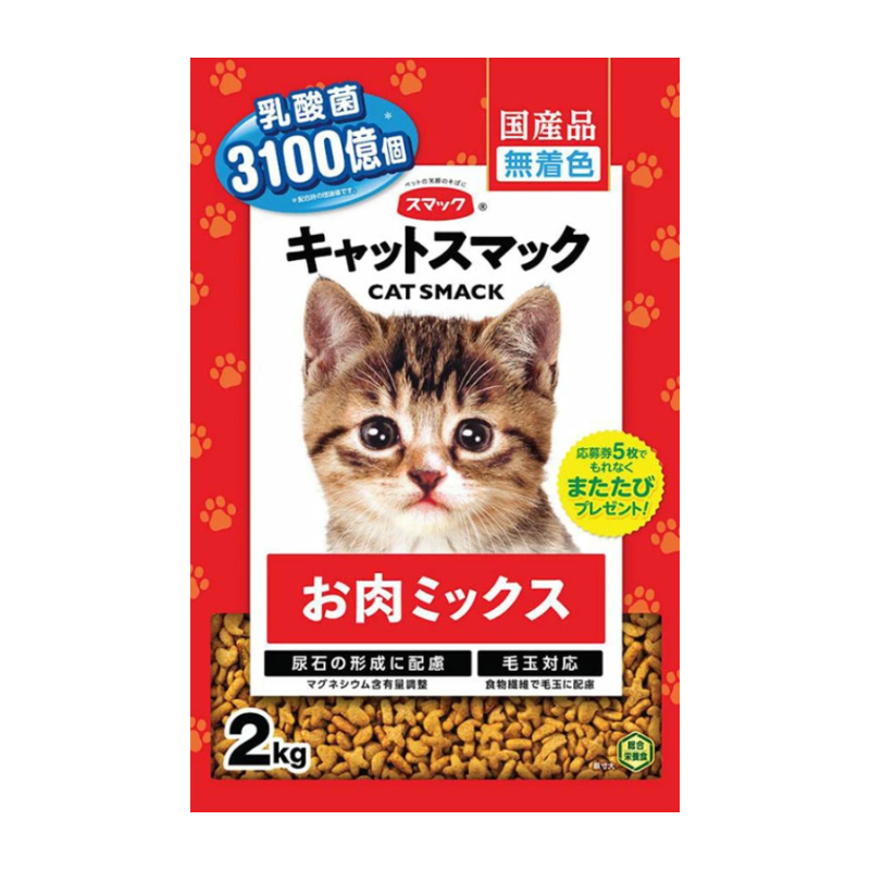 Yahoo! Yahoo!ショッピング(ヤフー ショッピング)スマック キャットスマック お肉ミックス 2kg×5袋セット