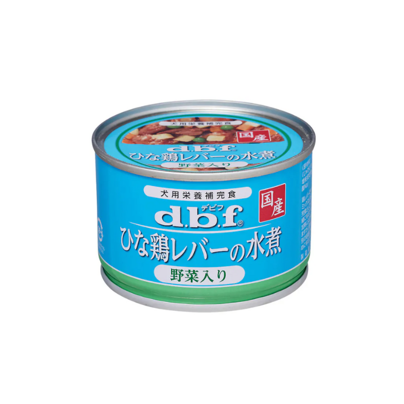 デビフペット ひな鶏レバーの水煮 野菜入り 150g×24個セット