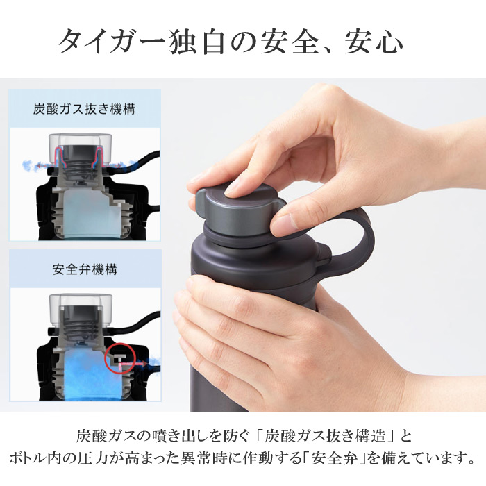 タイガー魔法瓶 タイガー 真空断熱炭酸ボトル 1.5L MTA-T150