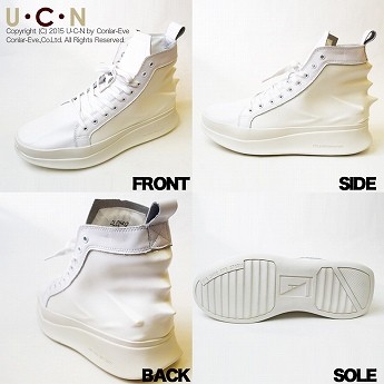 3D ハイカット スニーカー : UCN - 通販 - Yahoo!ショッピング