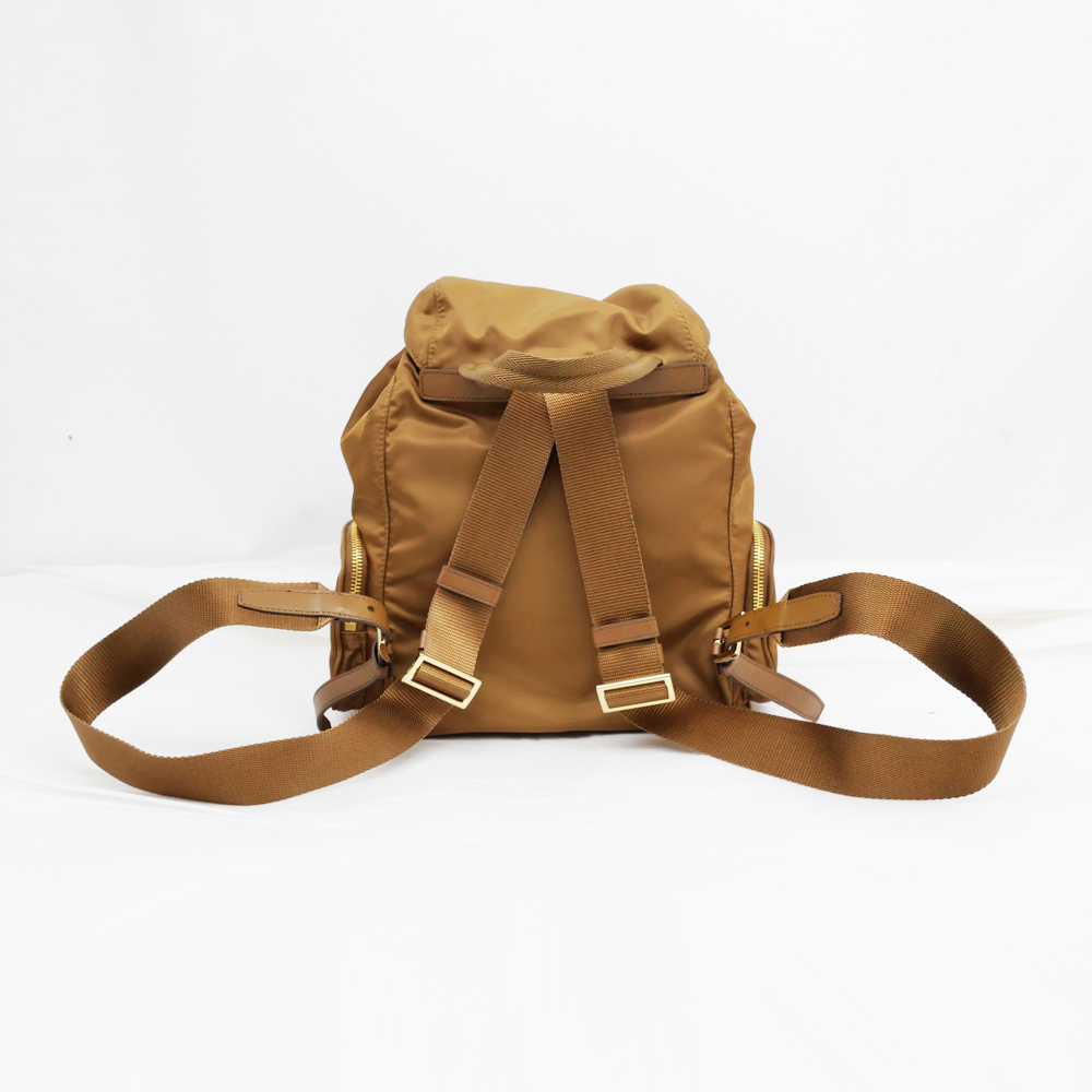 【名東】プラダ バックパック スモール Re-Nylon リュックサック バッグ 1BZ081 BRANDY レディース その他 未使用_1