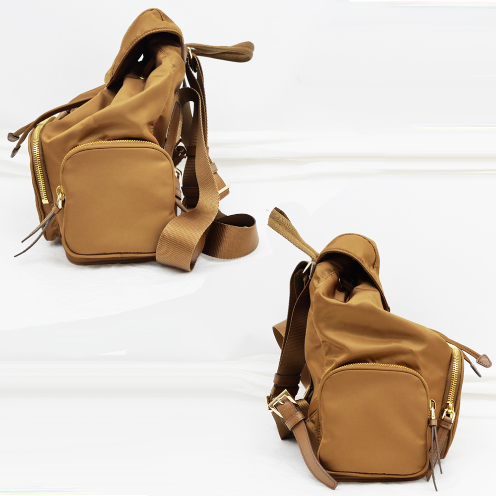 【名東】プラダ バックパック スモール Re-Nylon リュックサック バッグ 1BZ081 BRANDY レディース その他 未使用_2