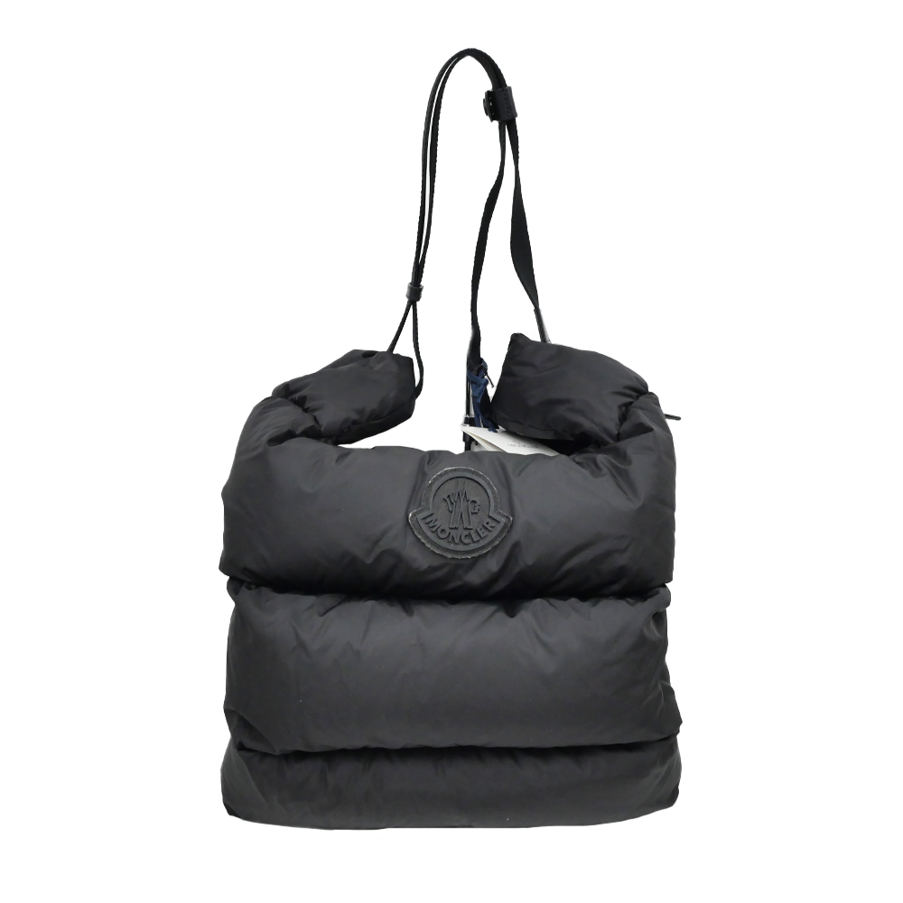 【名東】モンクレール LEGERE TOTE LARGE トートバッグ ショルダー ブラック レディース メンズ その他