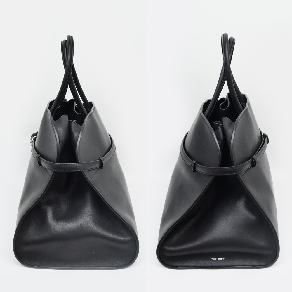 名東】ザ ロウ マルゴー ベルト 15 W1488 ブラック シルバー金具