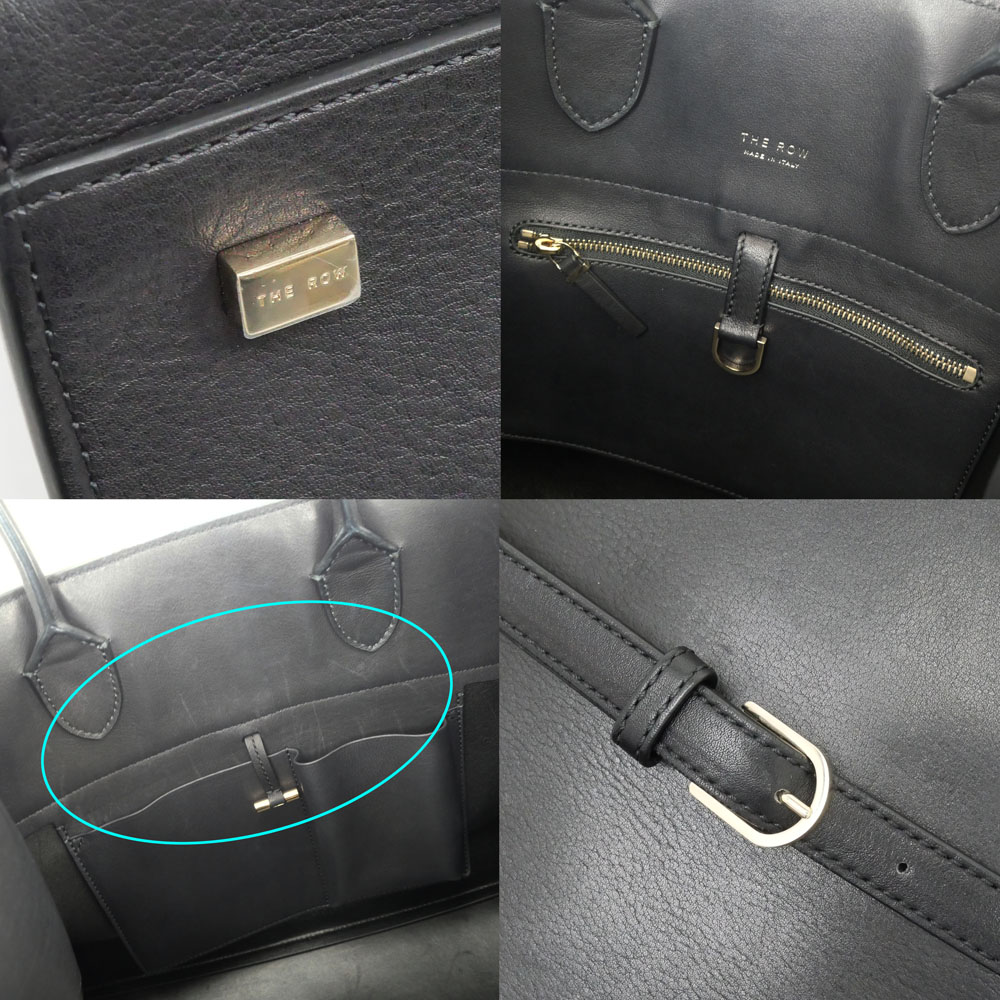 名東】ザ ロウ マルゴー ベルト 15 W1488 ブラック シルバー金具
