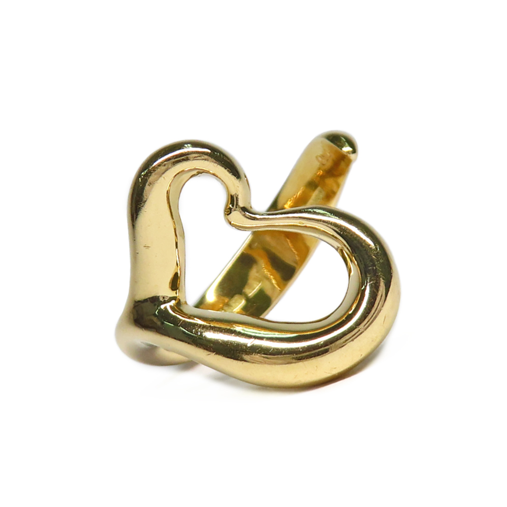 名古屋】ティファニー リング オープンハート ペレッティ 14号相当 750