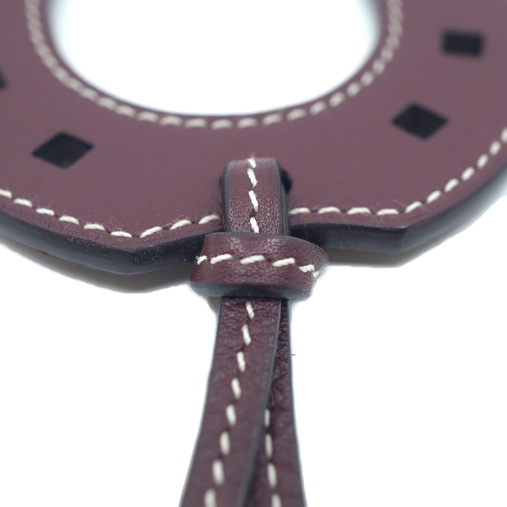 栄】エルメス パドック スイフト レザー 馬蹄 バッグチャーム 小物