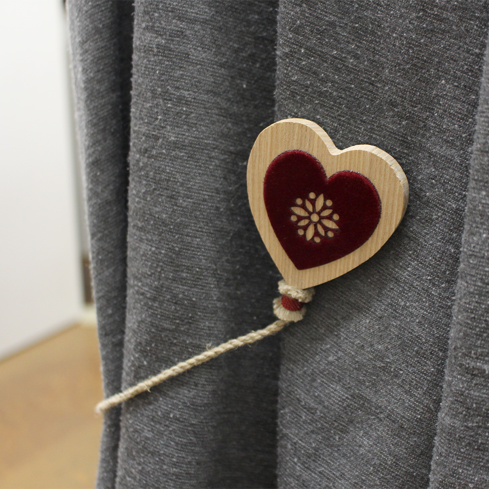 マロン♥ハートカーテンタッセル♡ご確認用 マグネットタッセル 1本 Magnet Aravis 948632 フランス製 カーテン