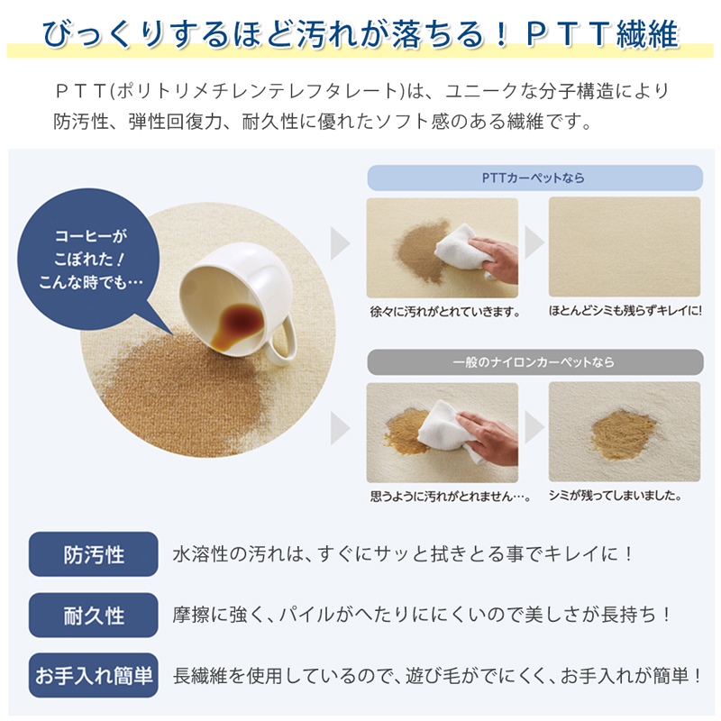 廊下敷きマット(ニューアスワールド NWR) ロング カーペット PTT