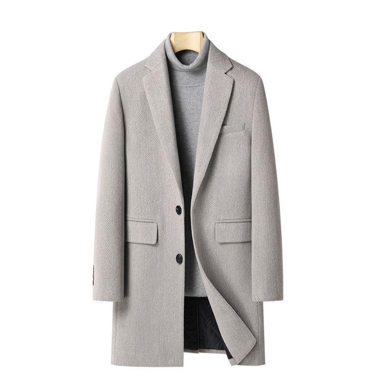 チェスターコート メンズ ロングコート スプリングコート ポケット付き