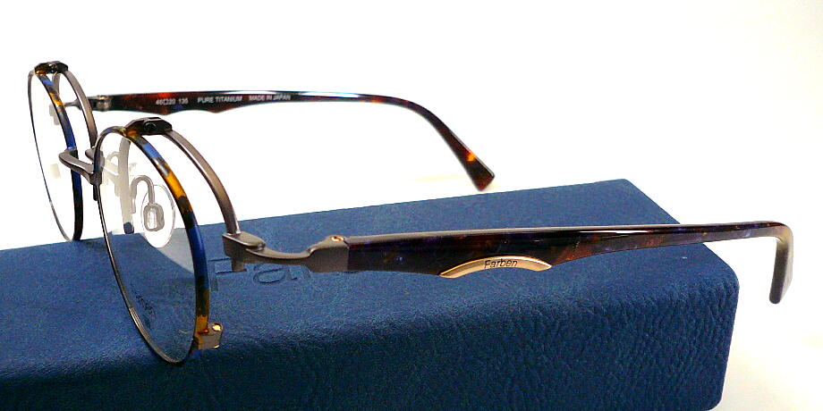 専用Machiavelli 正規品 希少 眼鏡 メガネ フレーム マキャベリ ファルベン Farben F7082 634V1 46mm ハネアゲ メガネフレーム