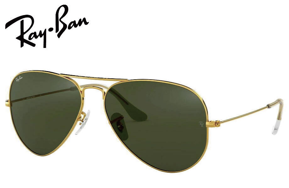 AVIATOR（Ray-Ban） レイバン AVIATOR LARGE METAL ゴールド/G-15