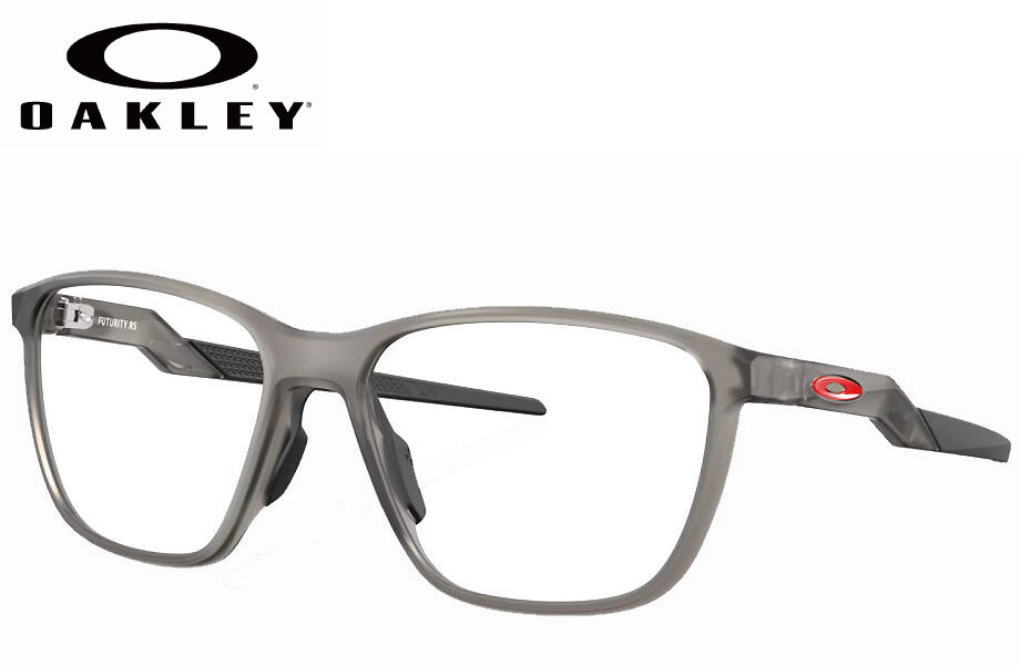 OAKLEY メガネ 本体 度あり グレー OAKLEY（オークリー） メガネフレーム OX8186-0256 56サイズ サテン