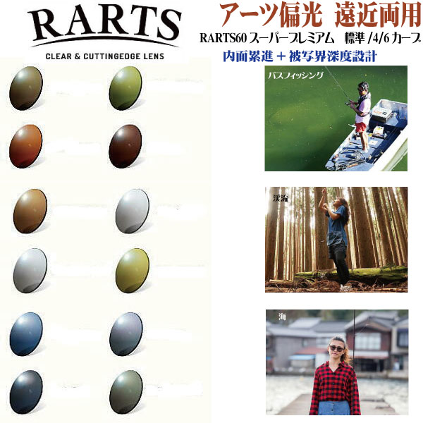 RARTS 160 アーツ 遠近スーパープレミアム 遠近両用累進 偏光レンズ