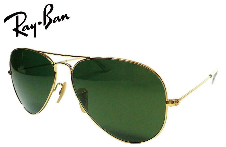 AVIATOR（Ray-Ban） レイバン AVIATOR LARGE METAL ゴールド/G-15