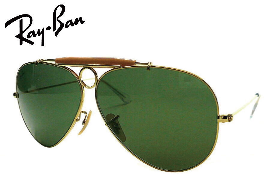 希少 イタリア製 RayBan レイバン サングラス SHOOTER シューター Ray-Ban（レイバン） SHOOTER ゴールド/G-15 RB3138 W3401 58mm PILOT
