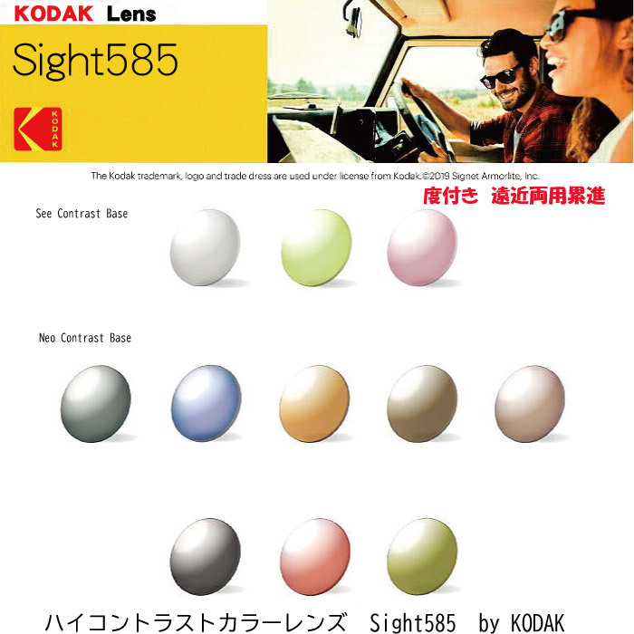Kodak（コダック） Kodak Sight585 uniq サイト ゴーハチゴ 【度付き