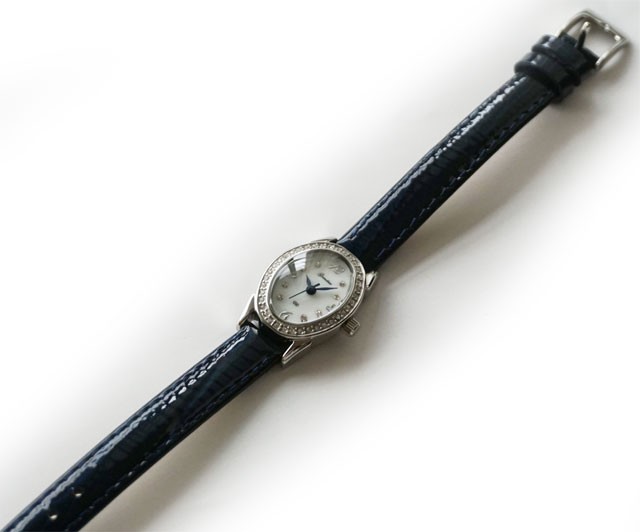 【美品 GRANDEUR ELEGANCE】クロノグラフスワロレディース 腕時計 美品 GRANDEUR ELEGANCE】クロノグラフスワロレディース 腕時計