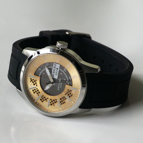 AUREOLE（オレオール）S・P・F・Wソーラー メンズ腕時計 SW-608M-02
