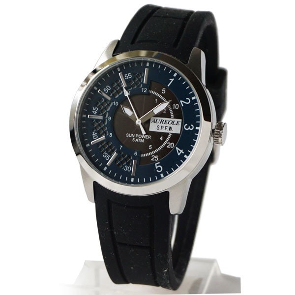 AUREOLE（オレオール）S・P・F・Wソーラー メンズ腕時計 SW-608M-04