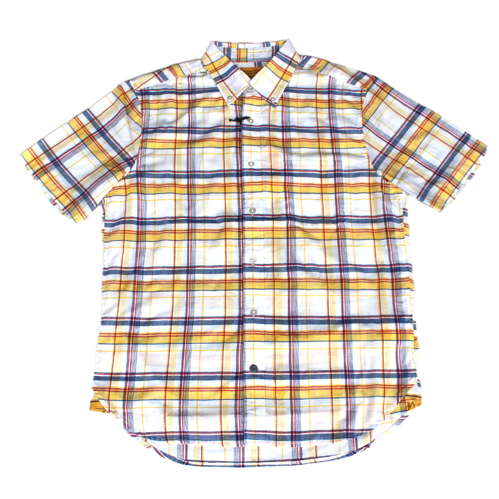 オリジナルマドラス・トレーディングカンパニー ORIGINAL MADRAS TRADING COMPANY N°6 CLASSIC BD COLOR SHIRT クラシックボタンダウンカラー半袖シャツ