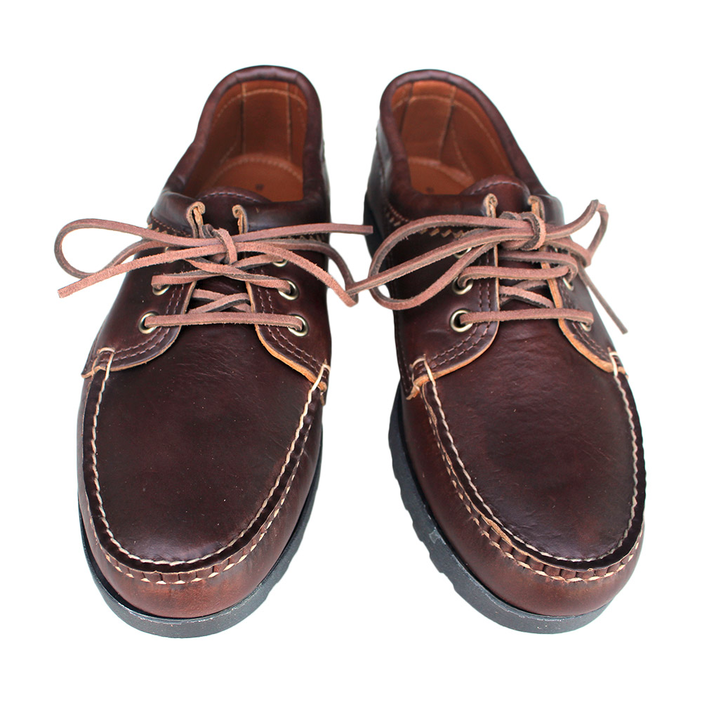 クオディ QUODDY BLUCHER MOCCASIN（ブラッチャーモカシン）BLACK / BROWN CHROMEXEL LEATHER CHARCOAL RUG SOLE クロムエクセルレザー チャコールラグソール｜ueno-yayoi｜03