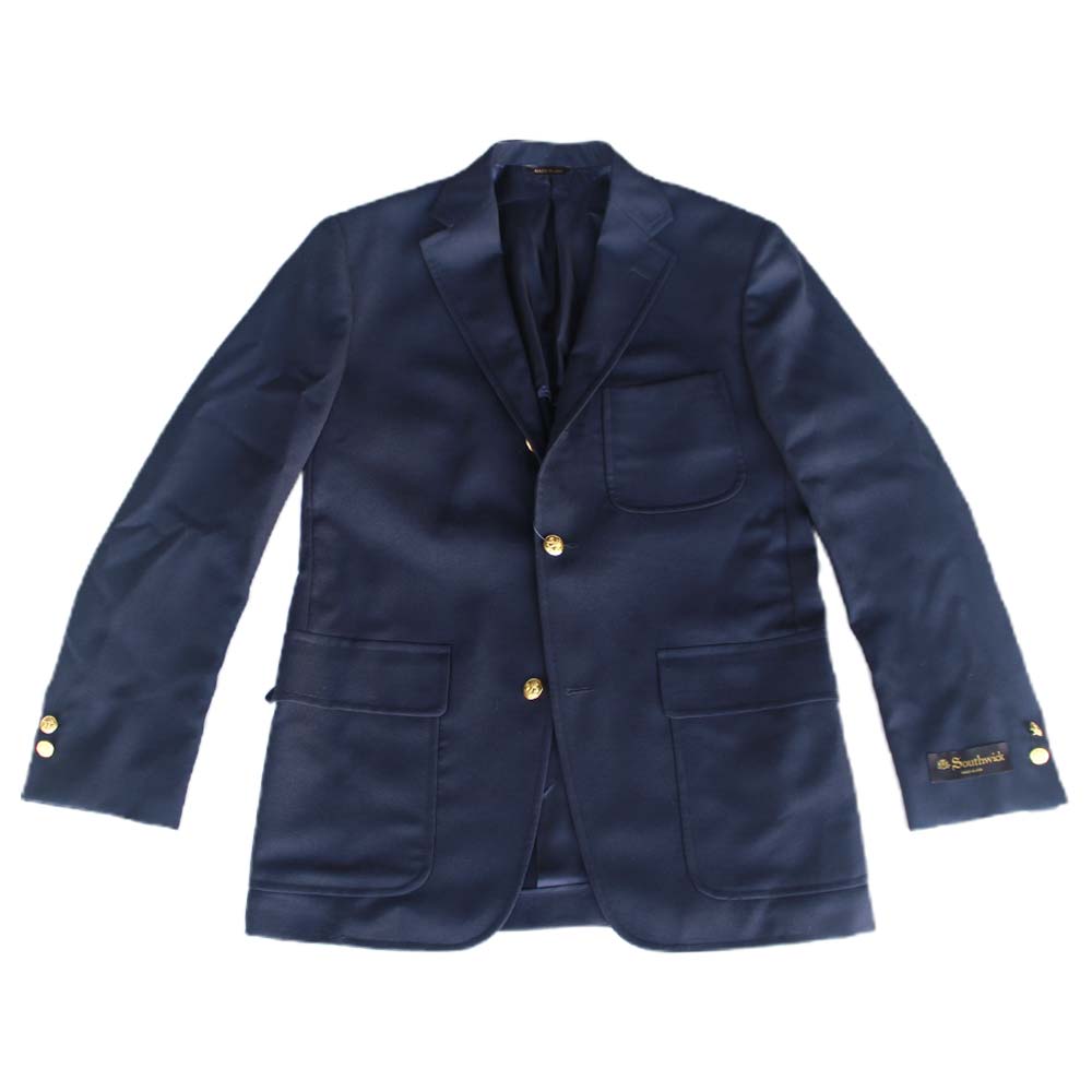 サウスウィック SOUTHWICK CAMBRIDGE WOOL NAVY BLAZER ケンブリッジ ウール ネイビー ブレザー MADE IN  USA