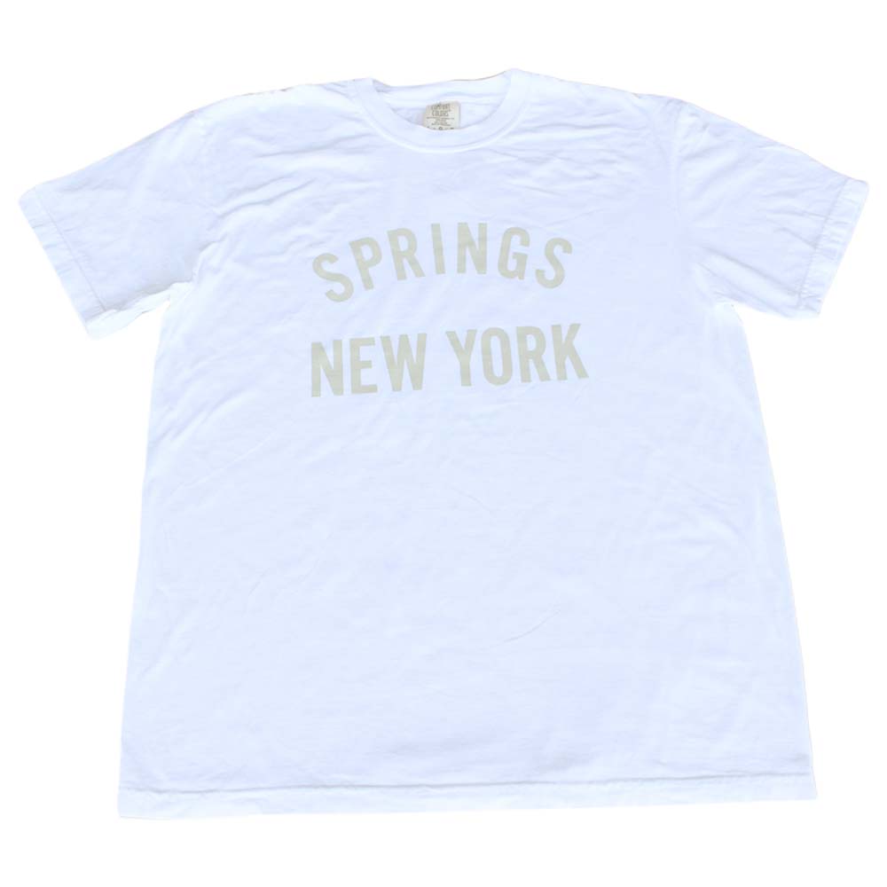 S&S CORNERSHOP "SPRINGS  NEW YORK" PRINT S/S CREWNECK T-SHIRT スプリングスニューヨーク プリント 6.1oz 半袖クルーネックＴシャツ｜ueno-yayoi｜02