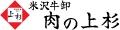 米沢牛卸 肉の上杉 ロゴ