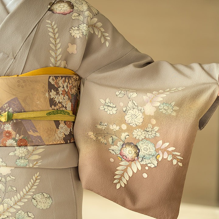 訪問着　フルセット　着物　辻ヶ花　正絹　トールサイズ　真紅　豪華　妖艶　N1 訪問着 フルセット 着物 辻ヶ花 正絹 トールサイズ 真紅 豪華 妖艶 N1