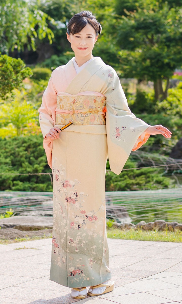 KU419 準美品 振袖 身丈161.5cm 着物 正絹 成人式 卒業式 結婚式 振袖レンタル 結婚式 成人式 fb1433 結納 卒業式 春の成人式