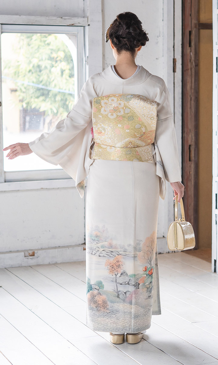 高身長　豪華訪問着フルセット 母親 着物 レンタル トールサイズ訪問着 七五三や卒業式・入学式