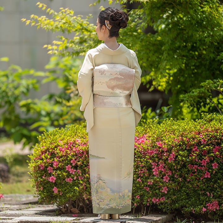 あいうえおです❣️ 【着物と帯 時流】ト25653◆正絹 色留袖◆美品 fit=scale-down,w=1200