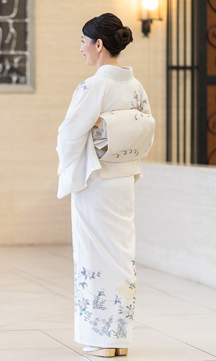 No.14. 夏物高級訪問着無双黒粋