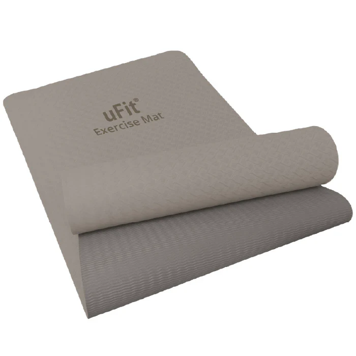 uFit uFit Exercise Mat ヨガマット 8mm 90cm*200cm 厚手 幅広 大きい